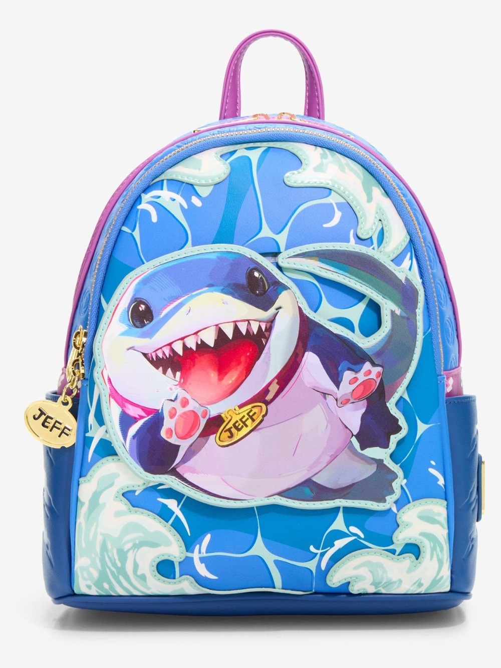 Loungefly Marvel Rivals Jeff the Land Shark Mini Backpack